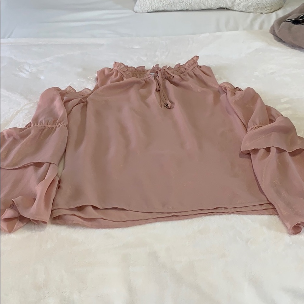 Bebe blouse size S/P blush